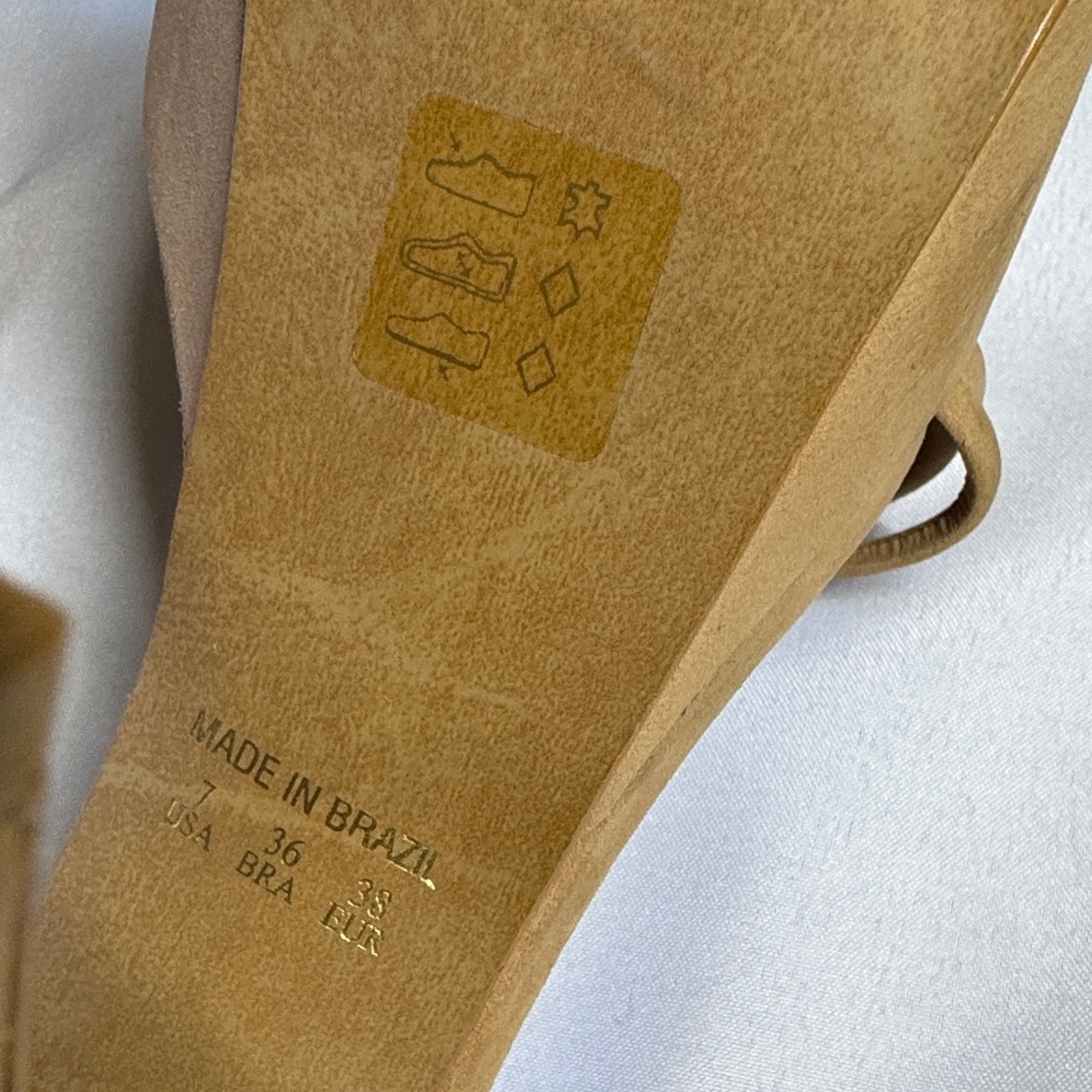 L'INTERVALLE Tan Platform Sandals - Picture 2 of 6